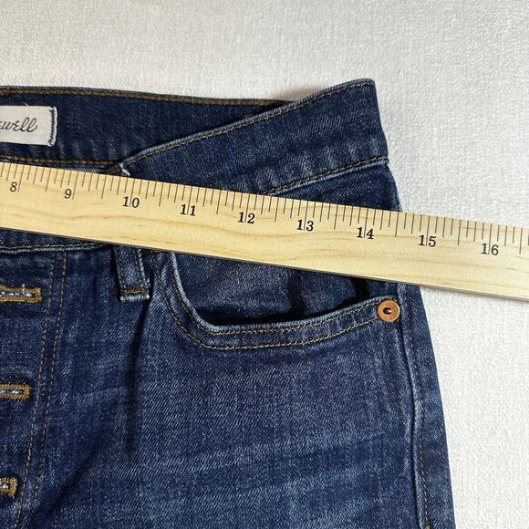 Madewell Women’s Flea Market Flare Jeans Size 27 Button Fly - Picture 3 of 9